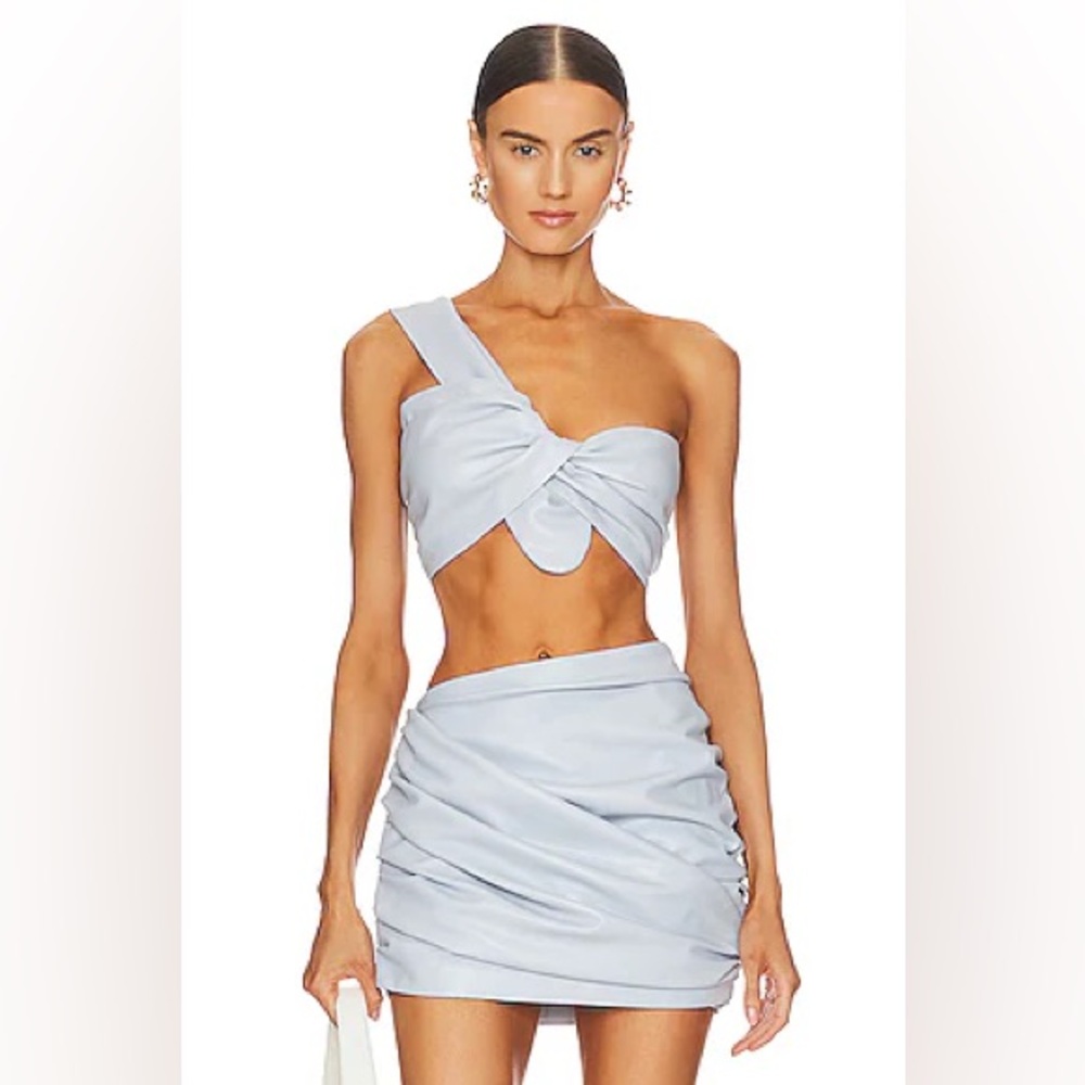 LAMARQUE Jolie Top and Astrid Skirt in Baby Blue